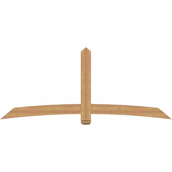 Ekena Millwork Bellingham Timber Gable Bracket, Western Red Cedar, 96"W x 40"H x 3 1/2"D x 5 1/2"F, 10/12 Pitch GBW096X40X0406BEL00SWR - main